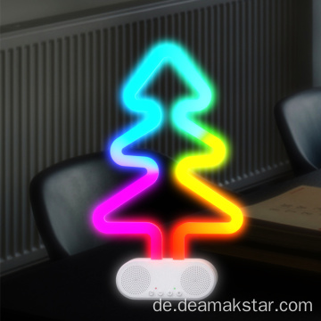 Neuankömmling Bluetooth -Lautsprecher mit RGB Light Tree